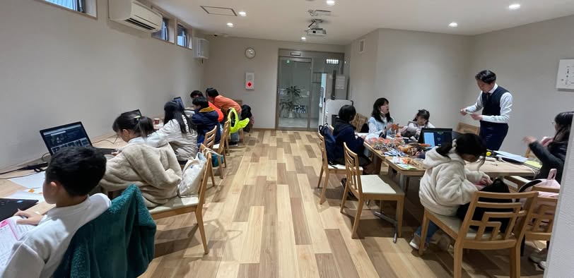 子ども塾の学習風景